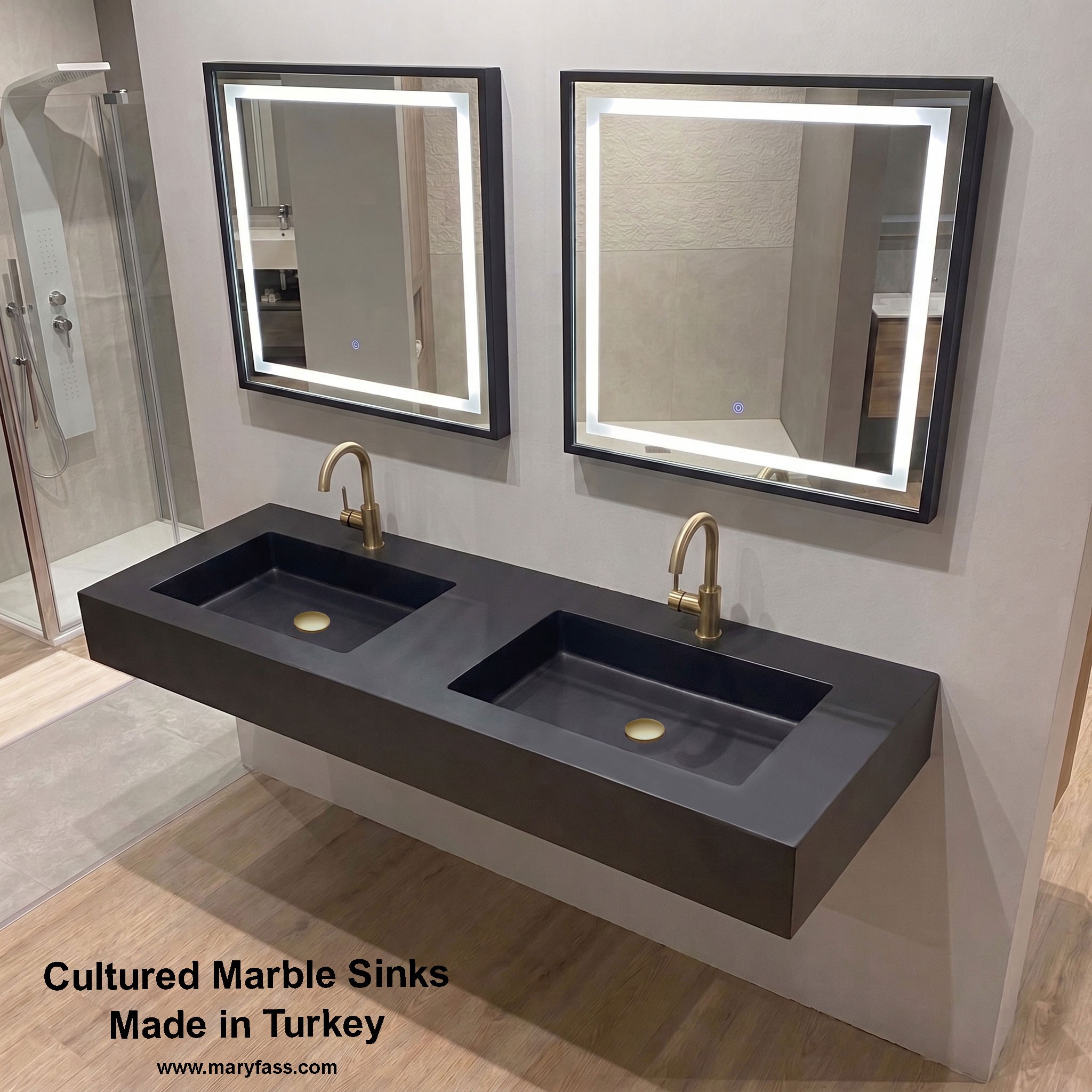 Cultured Marble Vanity Top Manufacturer in Turkey | Maryfass